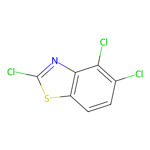 2,4,5-Trichloro-1,3-benzothiazole structure