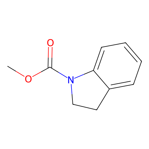 Methyl 2,3-dihydro-1H-indole-1-carboxylate structure