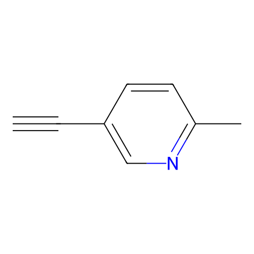 5-Ethynyl-2-methylpyridine structure