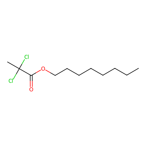 2,2-二氯丙酸辛酯 structure