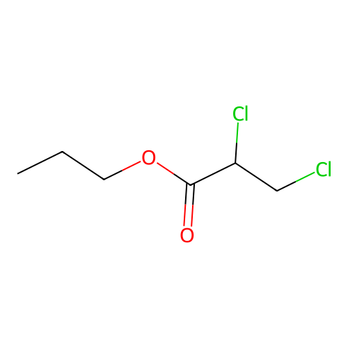 Propyl 2,3-dichloropropanoate structure