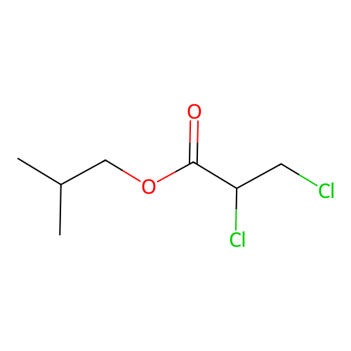 Isobutyl 2,3-dichloropropanoate structure