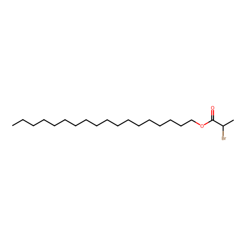 Octadecyl 2-bromopropanoate structure