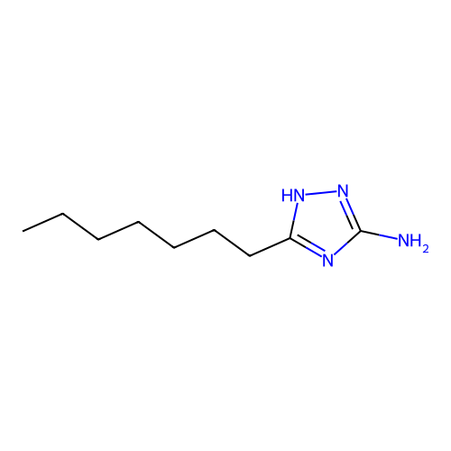 3-Heptyl-1H-1,2,4-triazol-5-amine structure