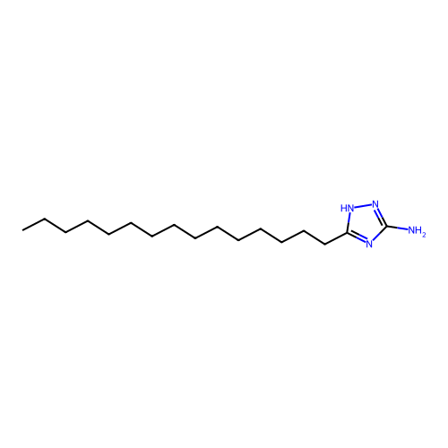 5-Pentadecyl-1H-[1,2,4]triazol-3-ylamine structure