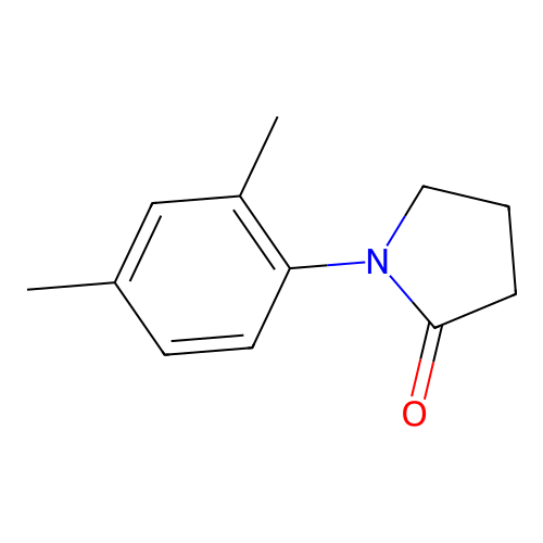 1-(2,4-Dimethylphenyl)pyrrolidin-2-one structure