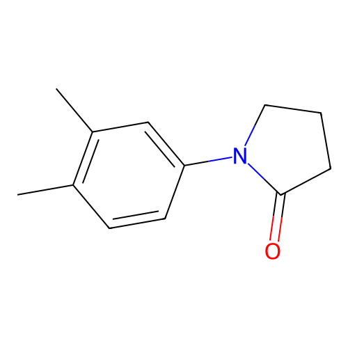 1-(3,4-Dimethylphenyl)pyrrolidin-2-one structure