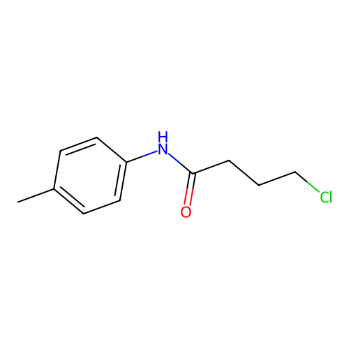 4-chloro-N-(4-methylphenyl)butanamide structure