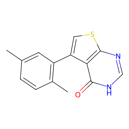 5-(2,5-dimethylphenyl)-3H-thieno[2,3-d]pyrimidin-4-one structure