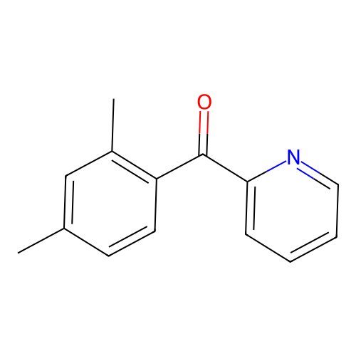 2-(2,4-Dimethylbenzoyl)pyridine structure