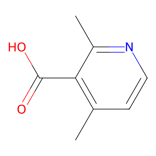 2,4-Dimethyl-3-pyridinecarboxylic acid structure