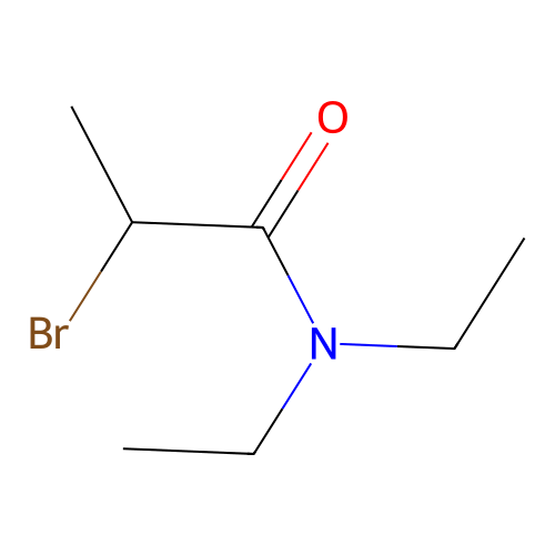 2-溴-N,N-二乙基丙酰胺 structure