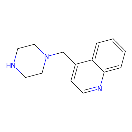 4-(Piperazin-1-ylmethyl)quinoline structure