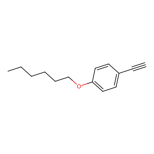 1-Ethynyl-4-(hexyloxy)benzene structure