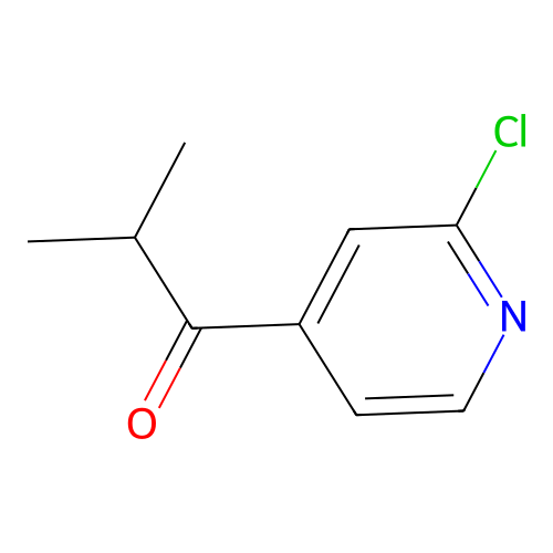 2-Chloro-4-pyridyl isopropyl ketone structure