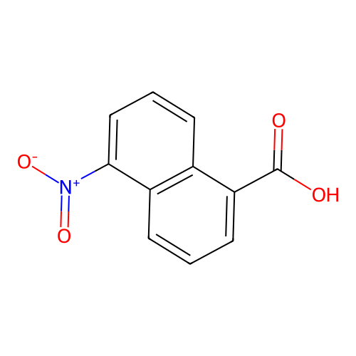 5-硝基萘-1-甲酸 structure