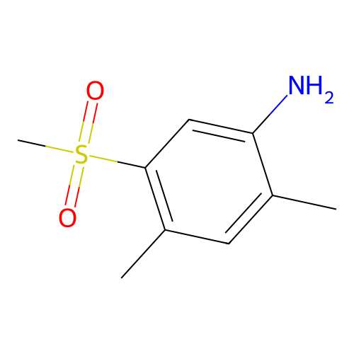 2,4-Dimethyl-5-(methylsulfonyl)aniline structure