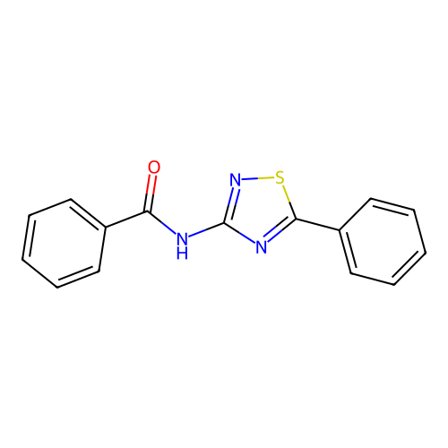 N-(5-phenyl-1,2,4-thiadiazol-3-yl)benzamide structure