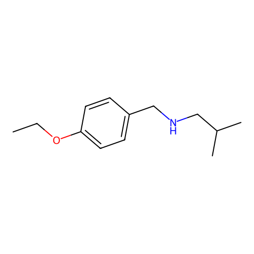 [(4-Ethoxyphenyl)methyl](2-methylpropyl)amine structure