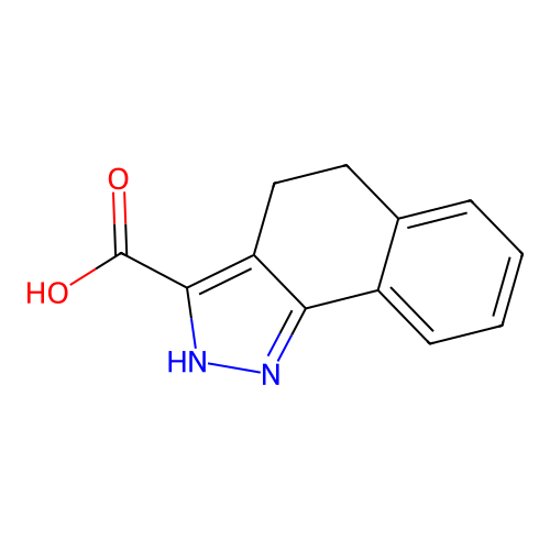 4,5-dihydro-1H-benzo[g]indazole-3-carboxylic acid structure