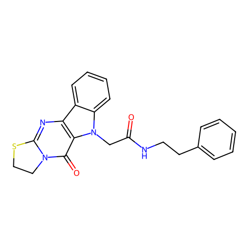 C22H20N4O2S structure