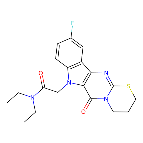 C19H21FN4O2S structure