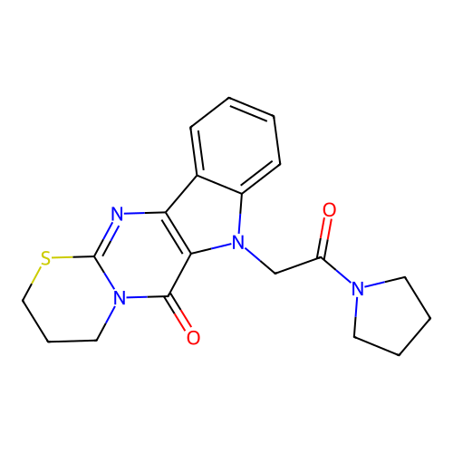 C19H20N4O2S structure
