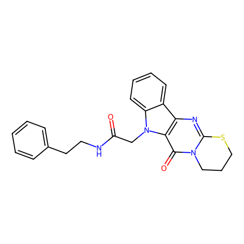 C23H22N4O2S structure