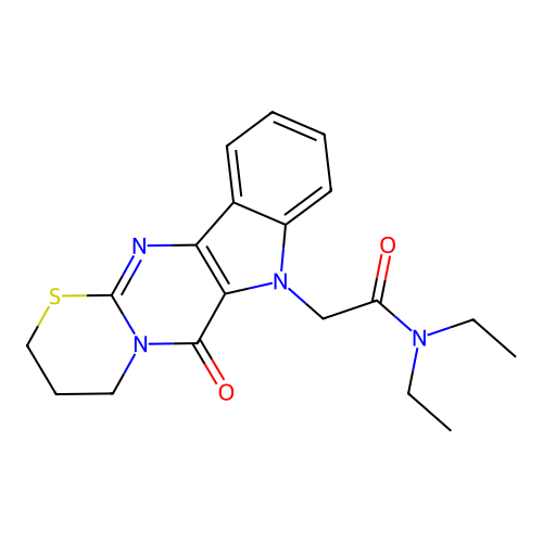 C19H22N4O2S structure
