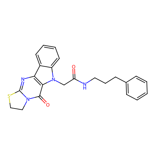 C23H22N4O2S structure