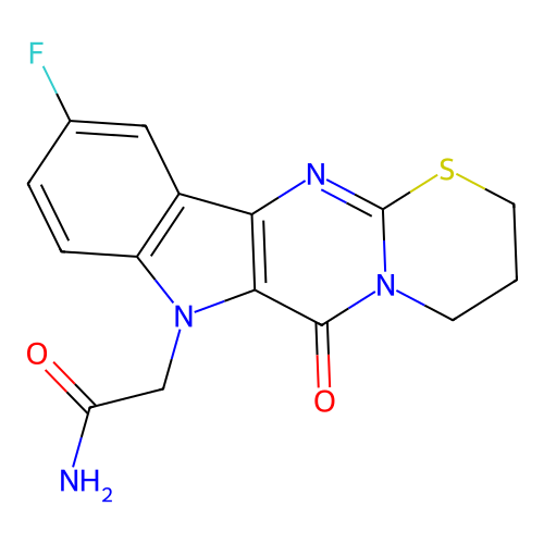 C15H13FN4O2S structure