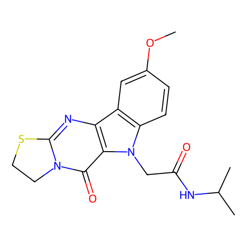 C18H20N4O3S structure
