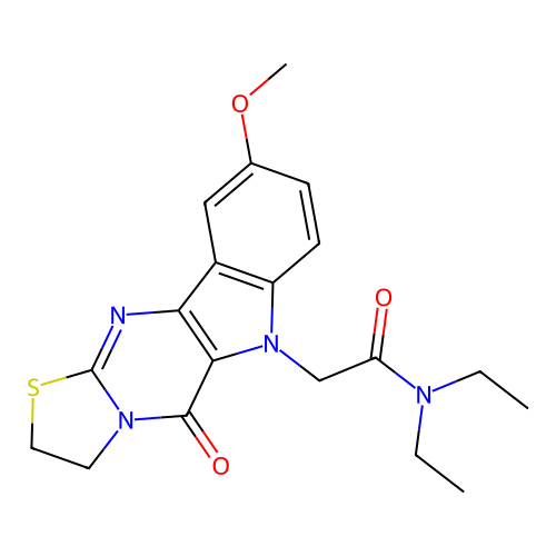 C19H22N4O3S structure