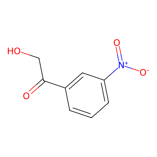 2-Hydroxy-1-(3-nitrophenyl)-1-ethanone structure