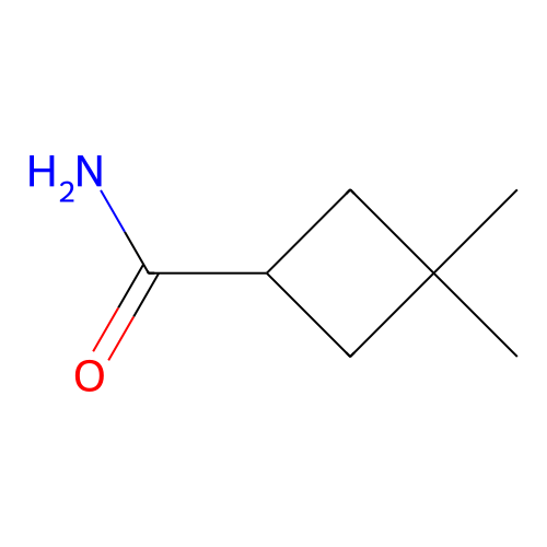 3,3-Dimethylcyclobutane-1-carboxamide structure