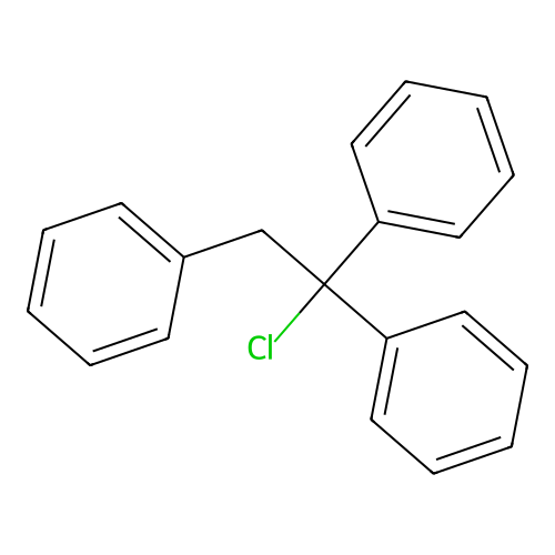 (1-Chloro-1,2-diphenylethyl)benzene structure