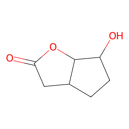 6-Hydroxyhexahydrocyclopenta[b]furan-2-one structure