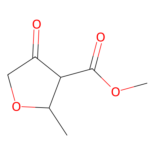 Methyl 2-methyl-4-oxotetrahydrofuran-3-carboxylate structure