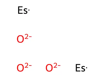 三氧化二鑀 structure