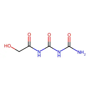 N(1)-Glycolylbiuret structure