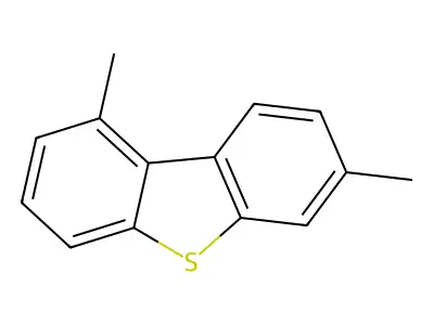 1,7-Dimethyldibenzothiophene structure