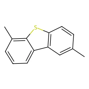 2,6-Dimethyldibenzothiophene structure