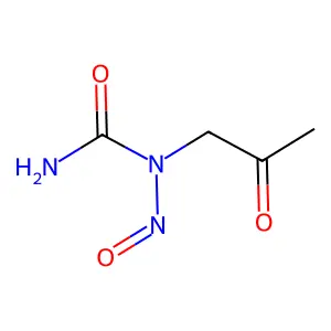 1-Nitroso-1-(2-oxopropyl)urea structure