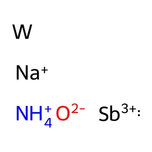 铵锑钠钨氧化物 structure