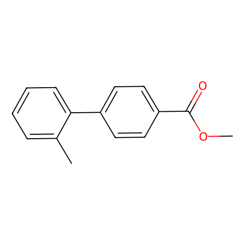 Methyl 4-(2-methylphenyl)benzoate structure