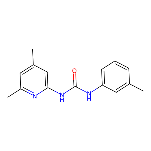 1-(4,6-Dimethylpyridin-2-yl)-3-(3-methylphenyl)urea structure