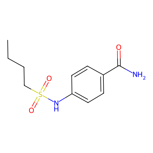 4-[(Butylsulfonyl)amino]benzamide structure