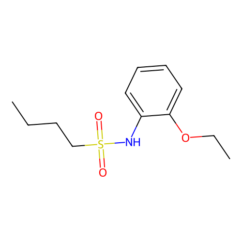 N-(2-ethoxyphenyl)butane-1-sulfonamide structure
