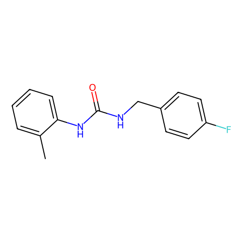 1-[(4-Fluorophenyl)methyl]-3-(2-methylphenyl)urea structure