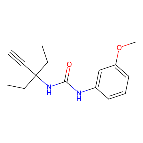 1-(3-Ethylpent-1-yn-3-yl)-3-(3-methoxyphenyl)urea structure